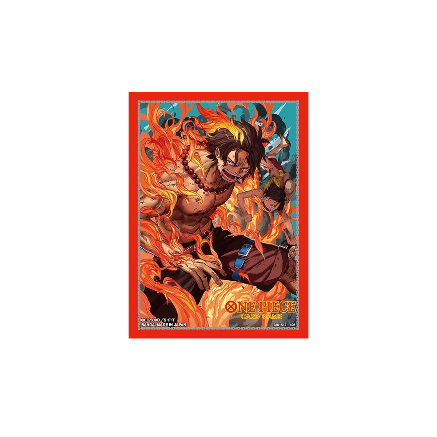 One Piece Card Game: Official Sleeves - TCG+ Store Edition Vol.5 - Portgas.D.Ace (70 Bustine)