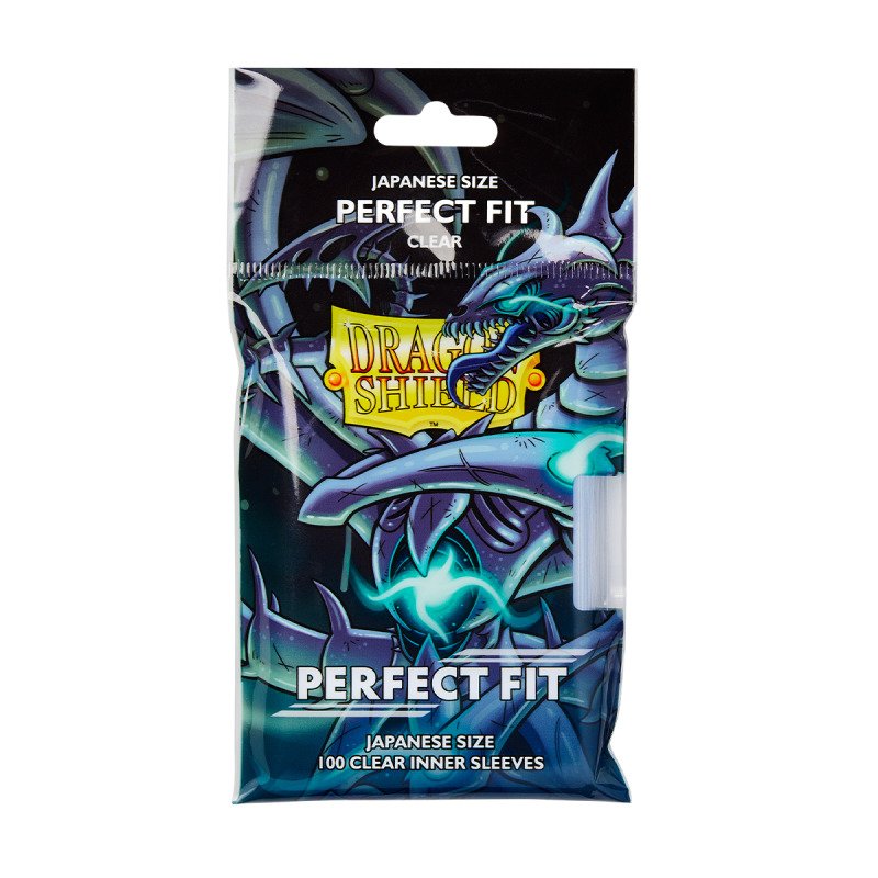 Dragon Shield Japanese Perfect Fit Sleeves: Clear (100 Sleeves)