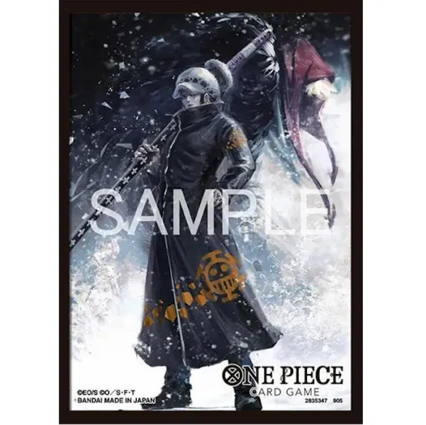 Bandai - One Piece Official Sleeves 70 Sleeve - Trafalgar Law