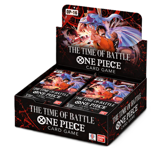 One Piece OP16 The Time Of Battle Booster Box Display 24 Bustine ENG