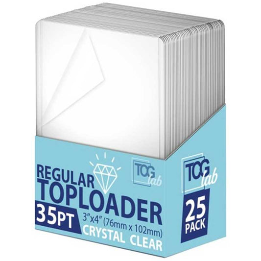 TcgLab Toploader - Crystal Clear con Film Protettivo - (Box 25pz)