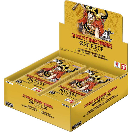 [PRE ORDINE AGOSTO 2026] ONE PIECE OP-17  The World's Strongest Warrior Booster Box ENG
