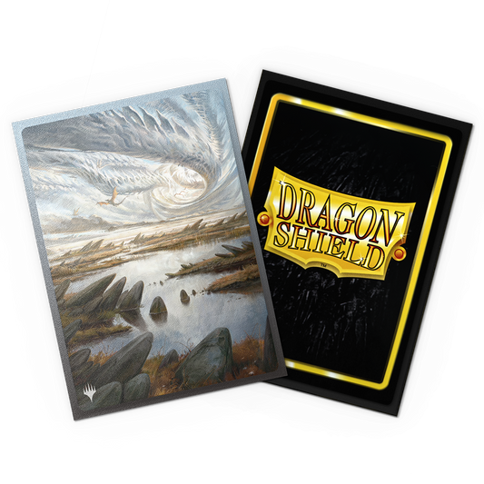 Dragon Shield - Standard Licensed Dual Art Sleeves: MtG: Landfall Series - Marsh Flats [Matte] (100 Sleeves)