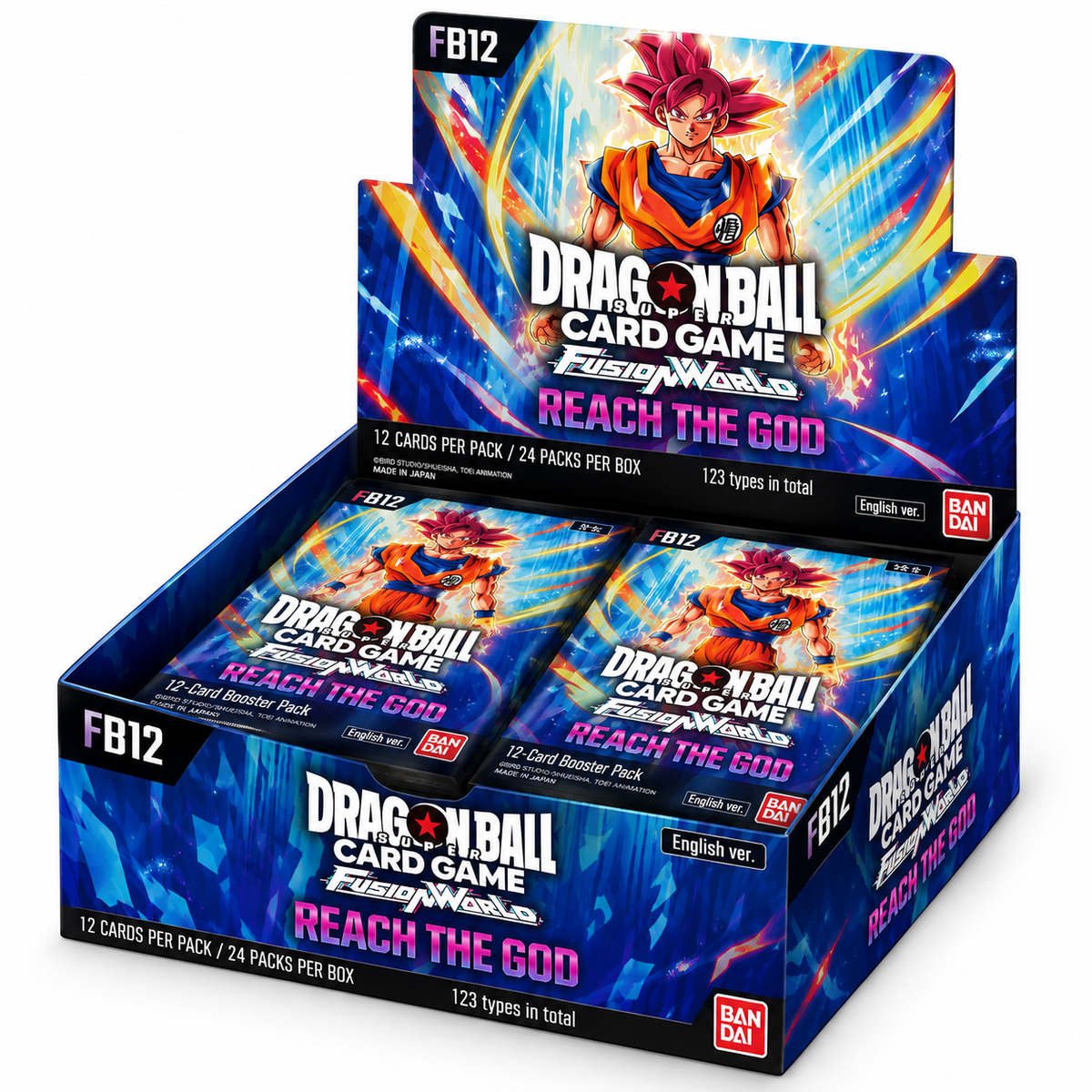 [PRE-ORDER DECEMBER 2026] Dragon Ball Super Card Game Fusion World – Box FB-12 ENG Reach The God