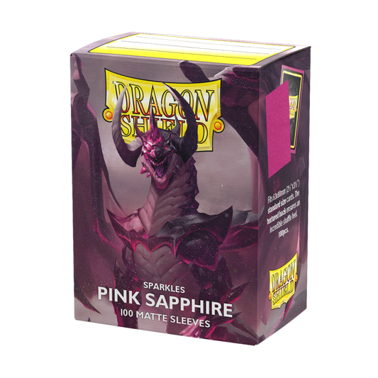 Dragon Shield Standard Sleeves: Pink Sapphire [Matte] (100 Sleeves)