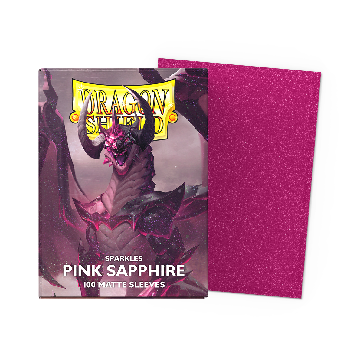 Dragon Shield Standard Sleeves: Pink Sapphire [Matte] (100 Sleeves)