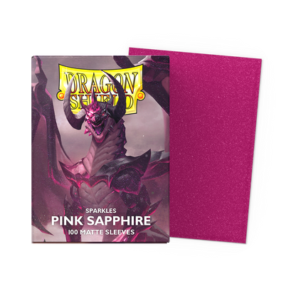 Dragon Shield Standard Sleeves: Pink Sapphire [Matte] (100 Sleeves)