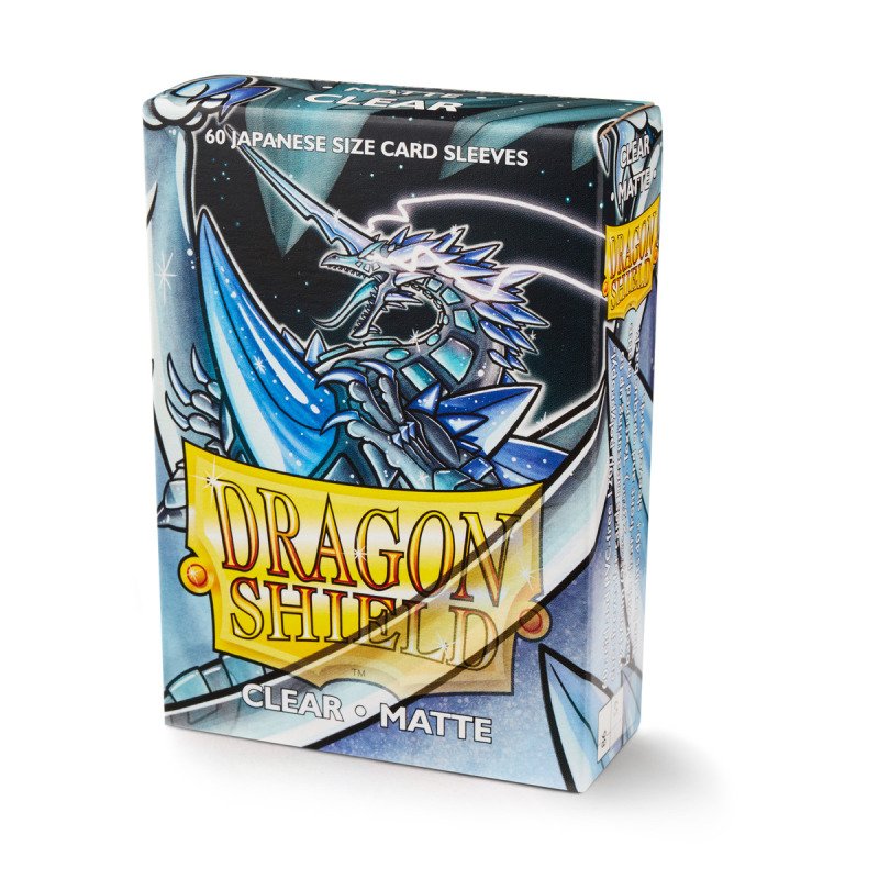 Dragon Shield Japanese Sleeves: Clear [Matte] (60 Sleeves)