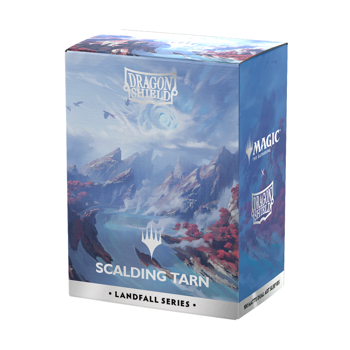 Dragon Shield Standard Licensed Dual Art Sleeves: MtG: Landfall Series - Scalding Tarn [Matte] (100 Sleeves)