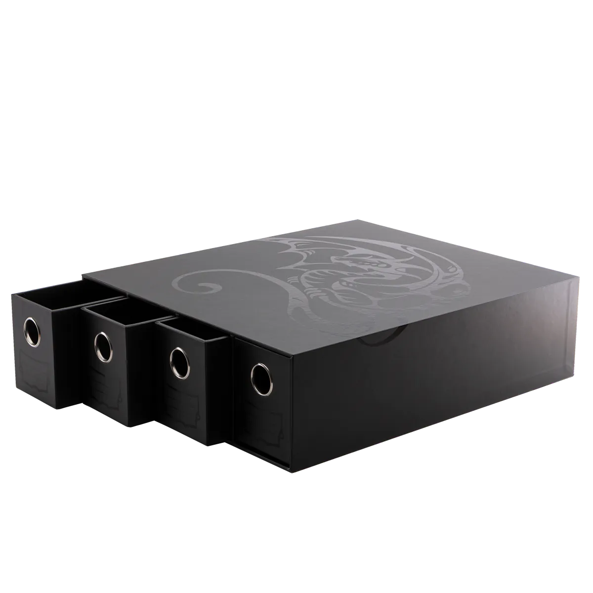 Dragon Shield - Fortress Black [Orizzontale] 4 Comparti