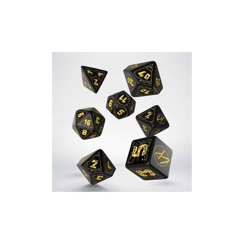 Q Workshop - Cyberpunk Red: Wet Work 7pc RPG Dice Set