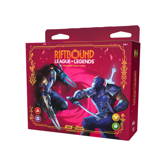 [PRE ORDINE LUGLIO 2026] Riftbound: League of Legends TCG - Vendetta Champion Deck Showdown: Zed vs Shen - EN