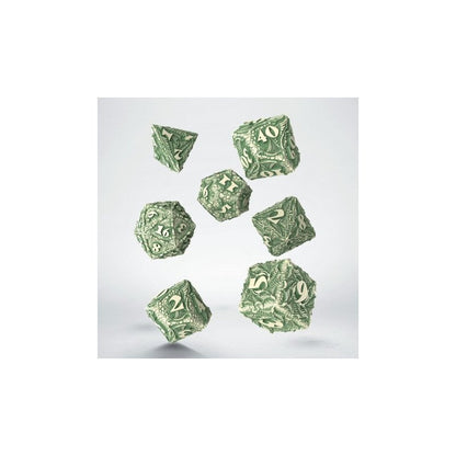 Q Workshop - Dracopolis: The Andean Longneck 7pc RPG Dice Set