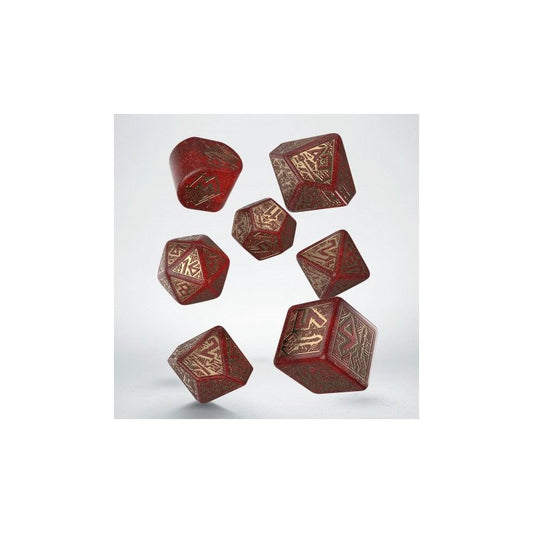 Q Workshop - Dwarven: Jewels 7pc RPG Dice Set