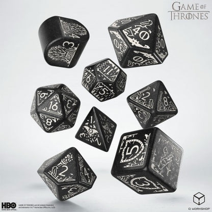 Q Workshop - Game of Thrones: Night's Watch 7pc RPG Dice Set