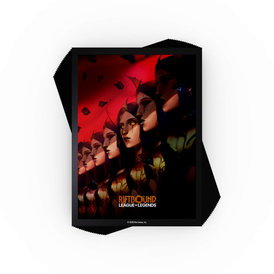 Riftbound: League of Legends TCG - Unleashed Art Sleeves: LeBlanc, Deceiver (100 Sleeves)