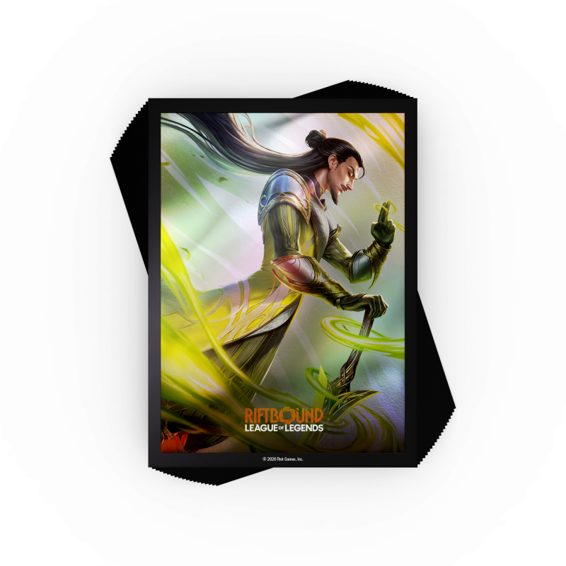 Riftbound: League of Legends TCG - Unleashed Art Sleeves: Master Yi, Wuju Master (100 Sleeves)