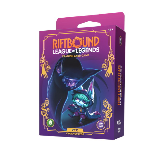 [PRE ORDINE MAGGIO 2026] Riftbound: League of Legends TCG - Unleashed Champion Deck: Vex Display EN