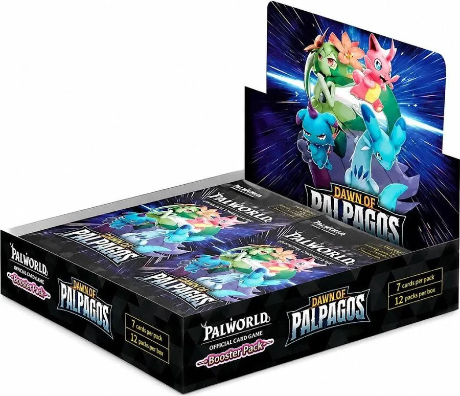 Booster Box Palworld BP01 Dawn of Palpagos 12 Booster Pack ENG – Palworld Card Game